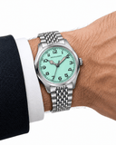 Specht & Söhne Aero-Spirit Classic SP0034-4 Quartz Stainless Steel Chain Tiffany Blue