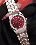 Specht & Söhne SP2646Q2 Quartz Royal Octagon – Red Wine Textured Dial