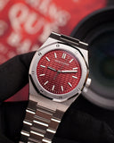 Specht & Söhne SP2646Q2 Quartz Royal Octagon – Red Wine Textured Dial