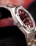 Specht & Söhne SP2646Q2 Quartz Royal Octagon – Red Wine Textured Dial