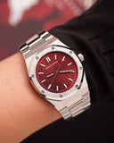 Specht & Söhne SP2646Q2 Quartz Royal Octagon – Red Wine Textured Dial
