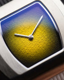 Specht & Söhne - Onyx SP002659-1 Quartz Silver Yellow Black Silicon Strap Watch
