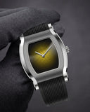 Specht & Söhne - Onyx SP002659-1 Quartz Silver Yellow Black Silicon Strap Watch