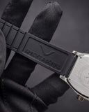 Specht & Söhne - Onyx SP002659-1 Quartz Silver Yellow Black Silicon Strap Watch