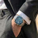 Specht & Söhne SP0007Q1 Quartz Chronograph (OCEANMASTER 007) Tiffany Blue