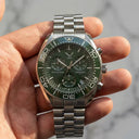 Specht & Söhne SP0007Q4 Quartz Chronograph (OCEANMASTER 007) Olive Green
