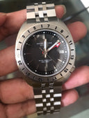 Specht & Sohne SP0020A7 Egg Form Automatic 38mm Black GMT-NH34