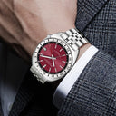 Specht & Sohne SP0020A6 Egg Form Automatic RED 38mm Wine GMT-NH34