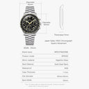 Specht & Sohne SP0003Q8 CHRONOMASTER Quartz - White Colour